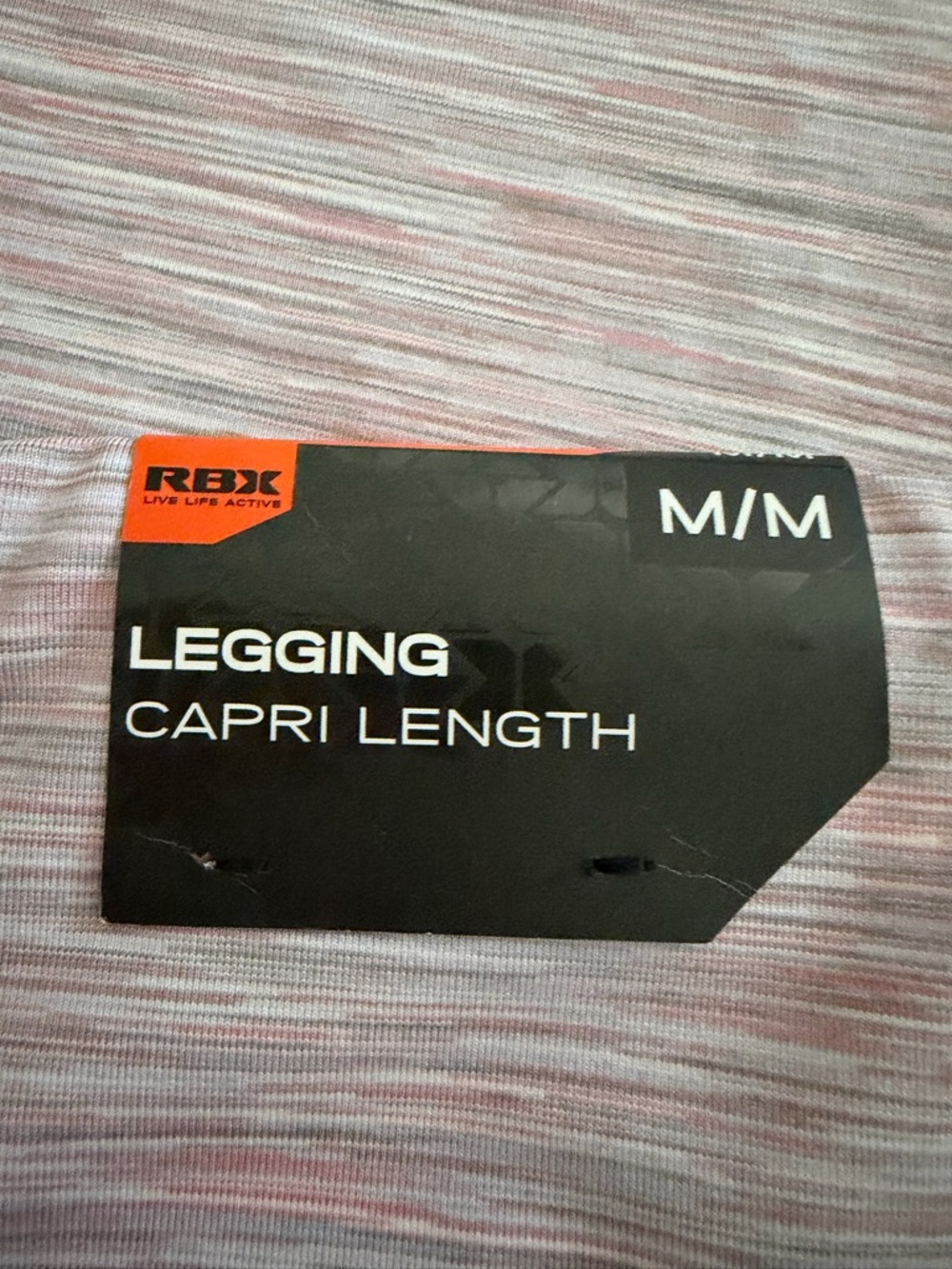 RBX Heathered purple Capri Leggings size M - Picture 5 of 7